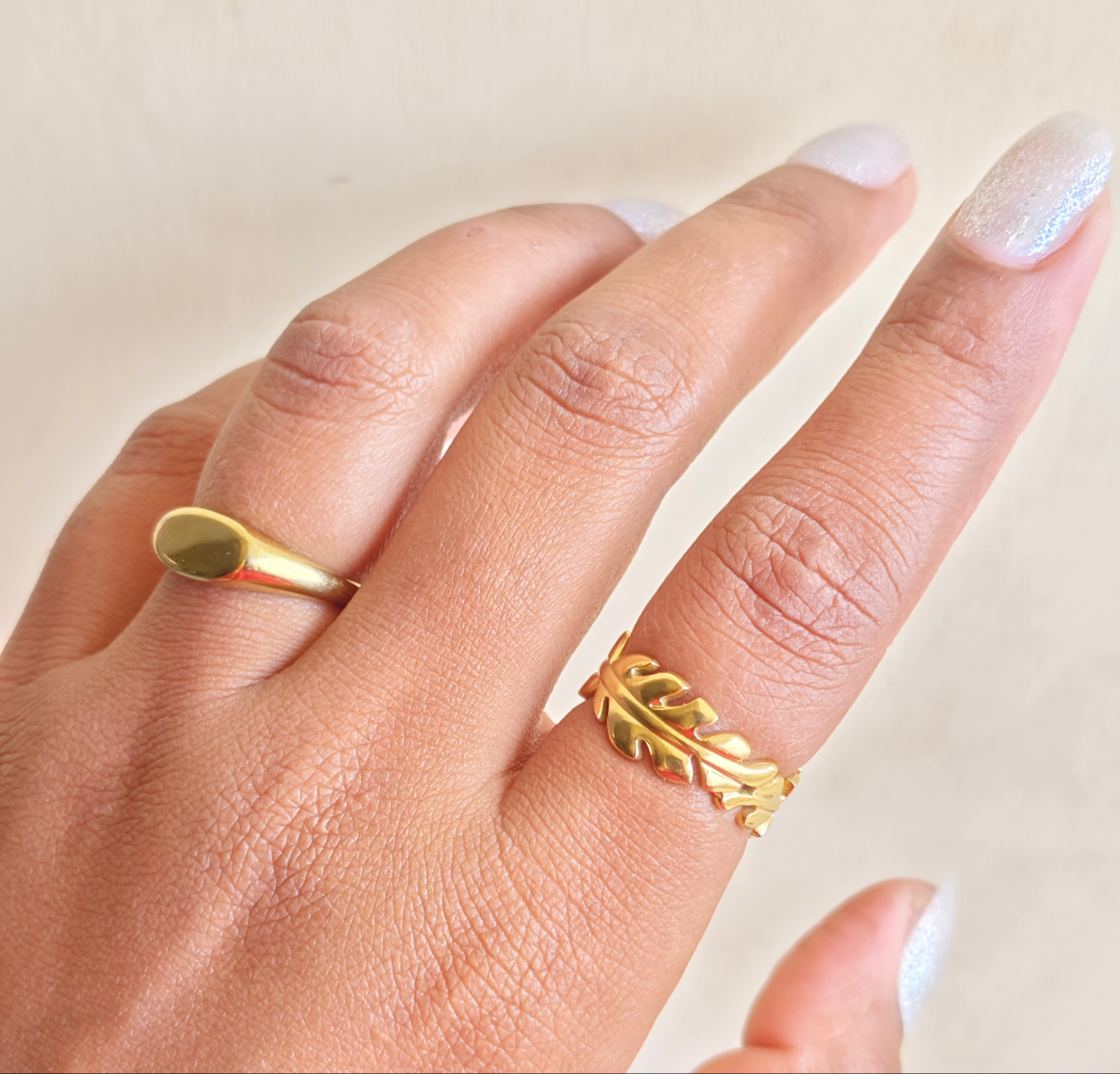 Adjustable Leaf Ring