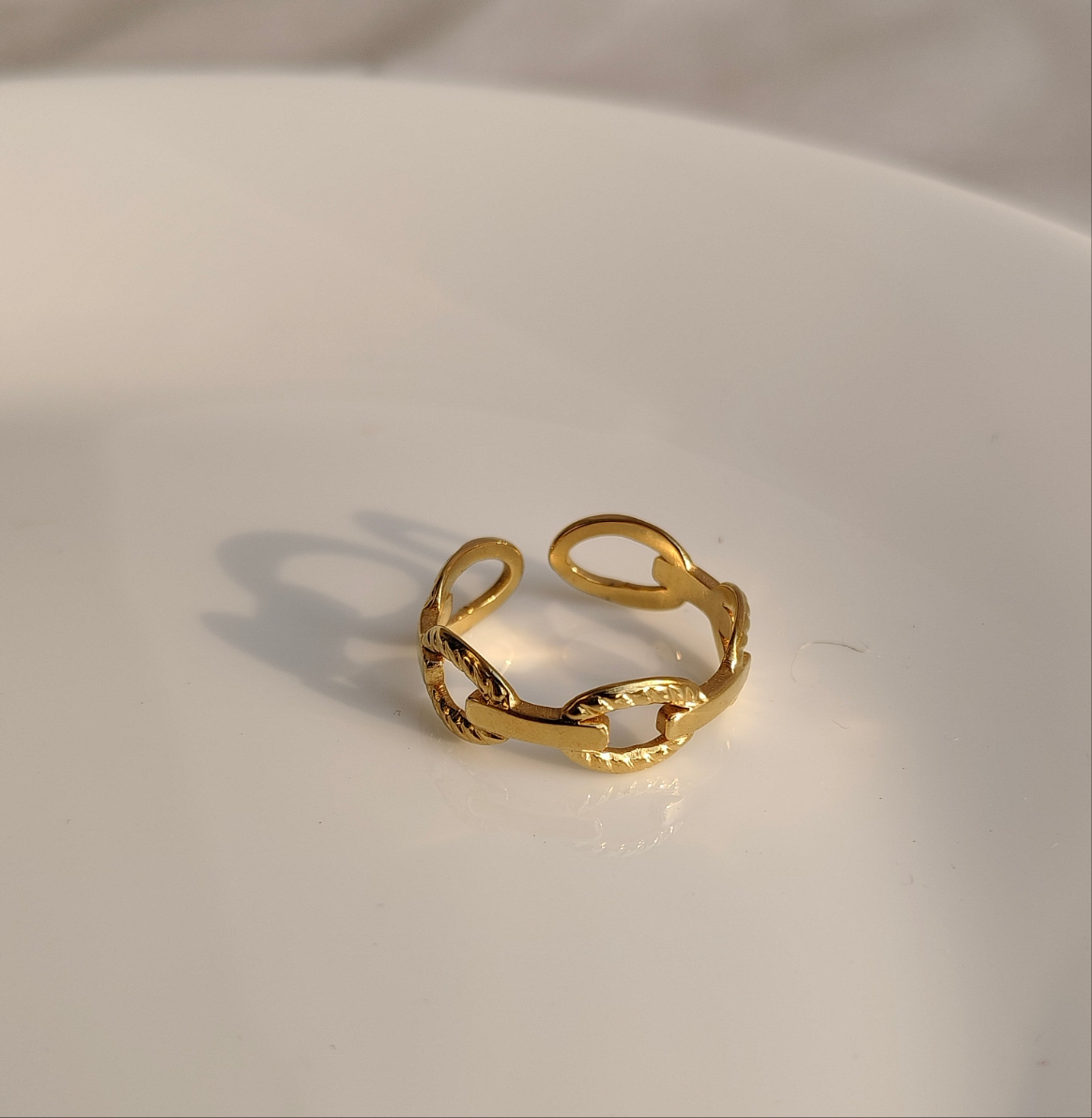 Palermo Adjustable Ring - Gold