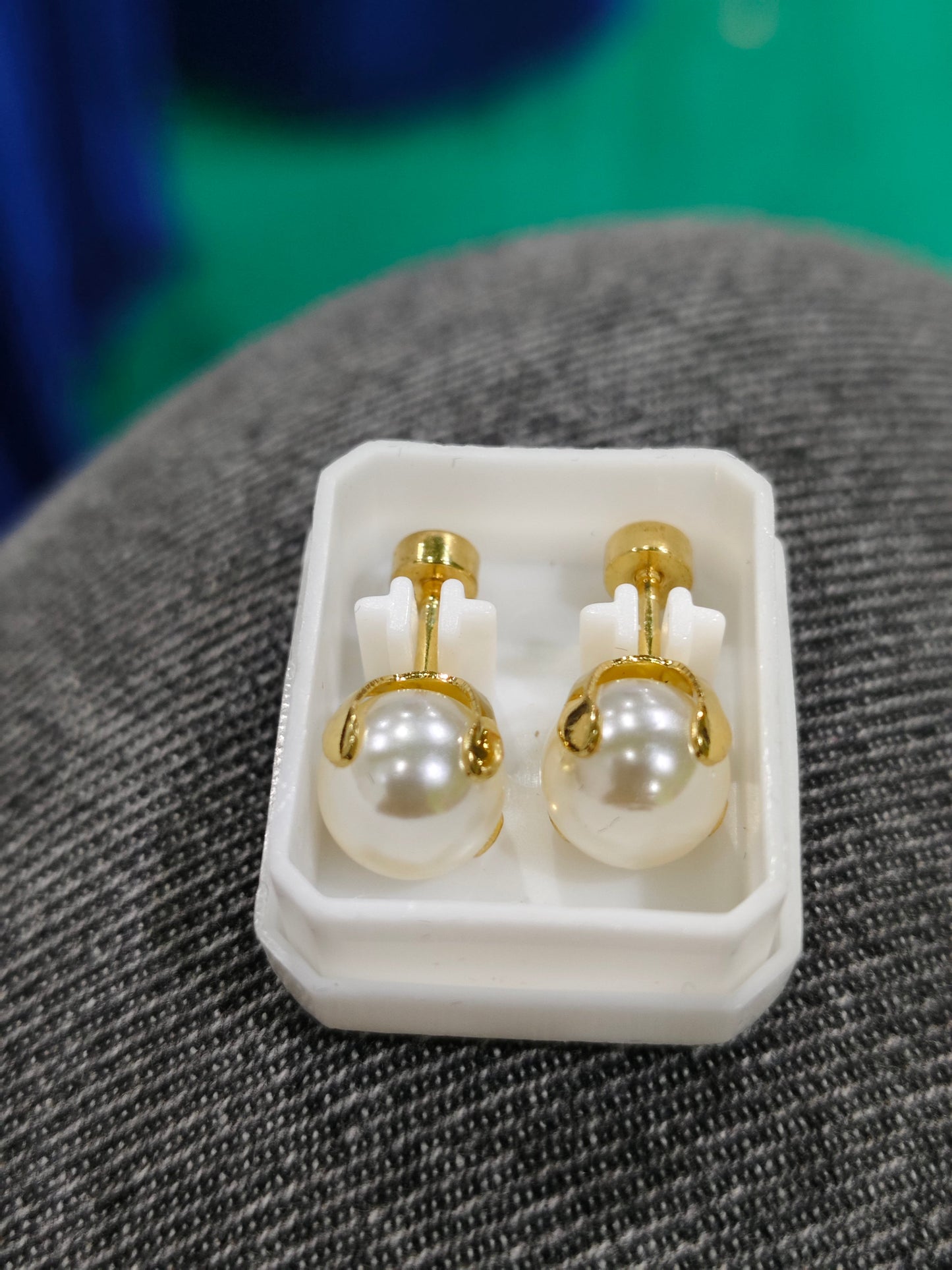 Pearl Drop Studs