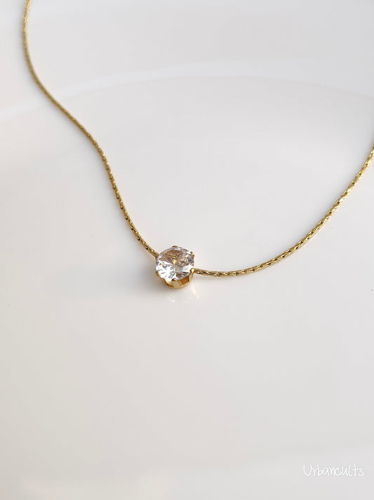 Solitaire Sparkal Neklace