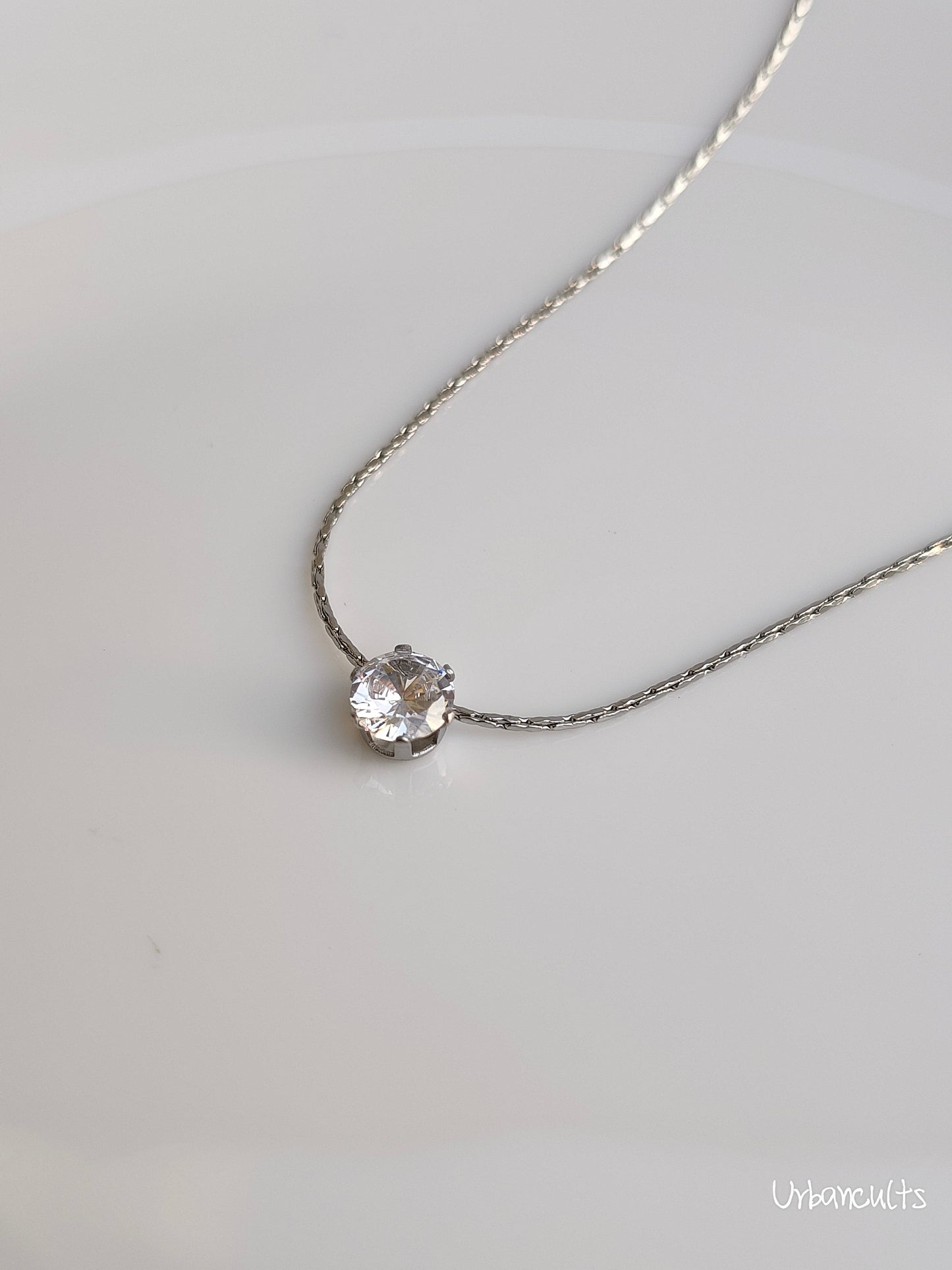 Solitaire Sparkal Neklace