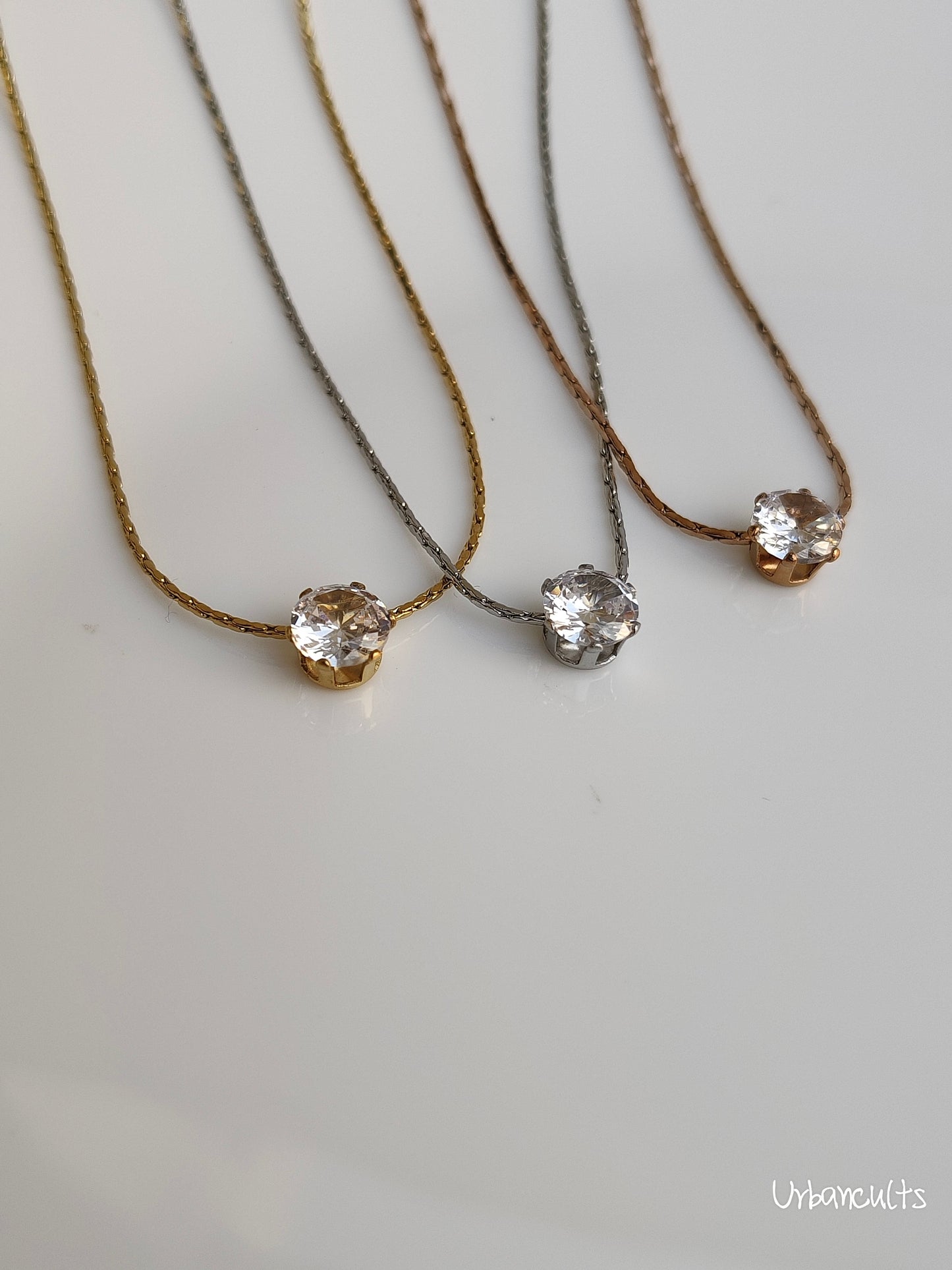 Solitaire Sparkal Neklace