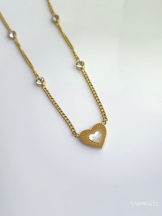 Luster Heart Neclace