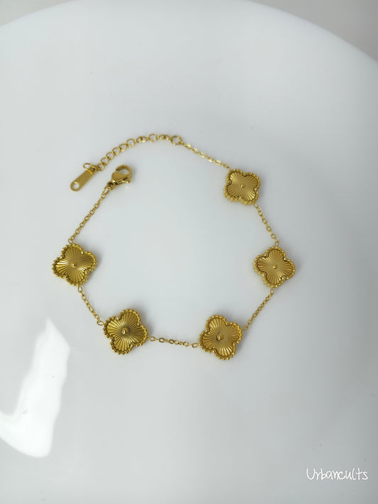 Golden Clover Braclate