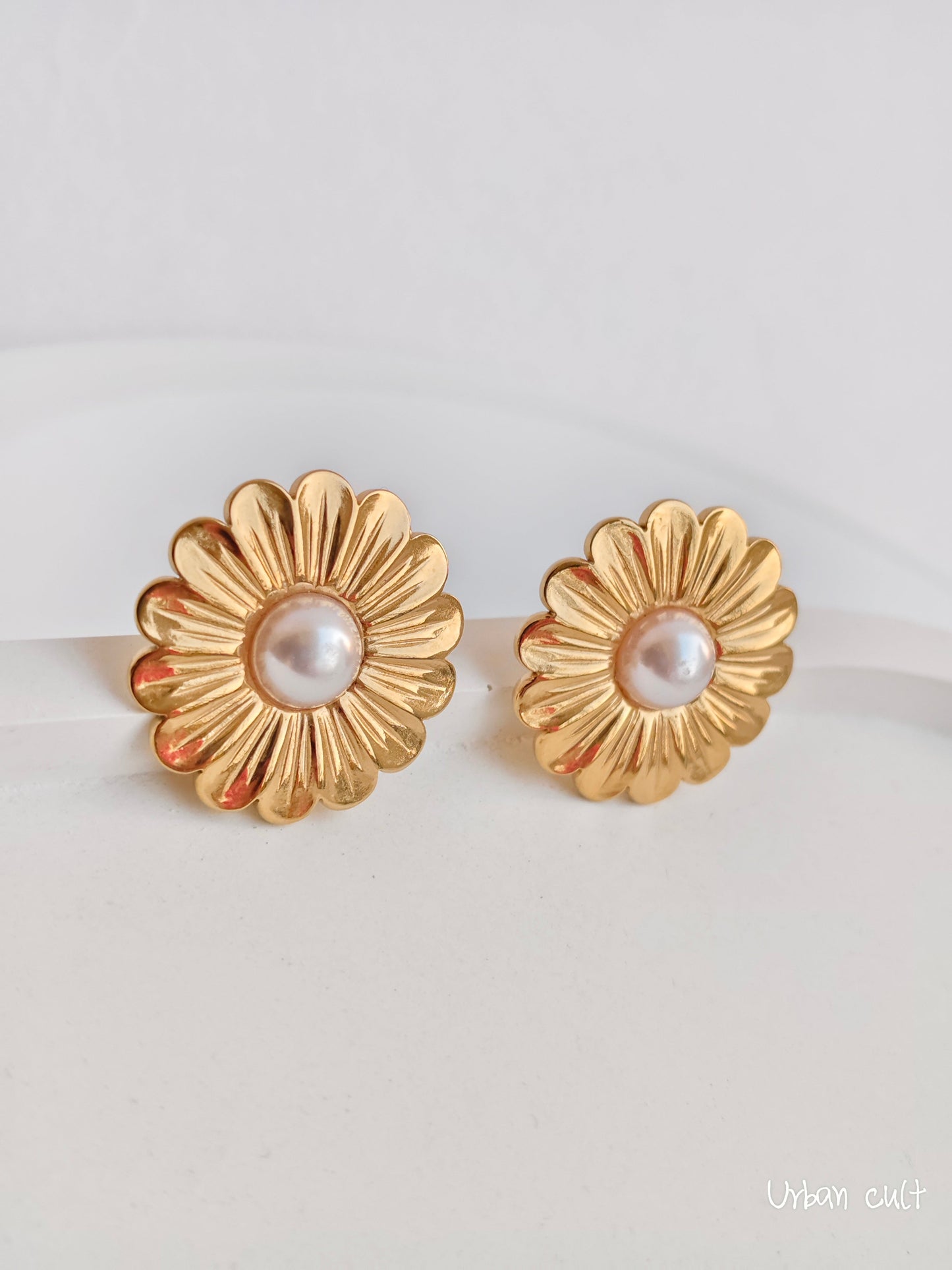 Sunshine Pearl Studs