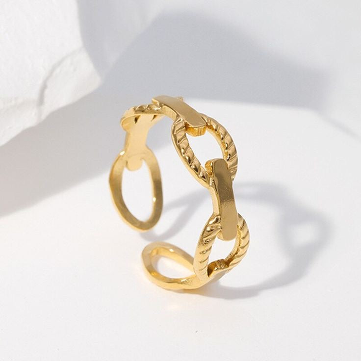 Palermo Adjustable Ring - Gold