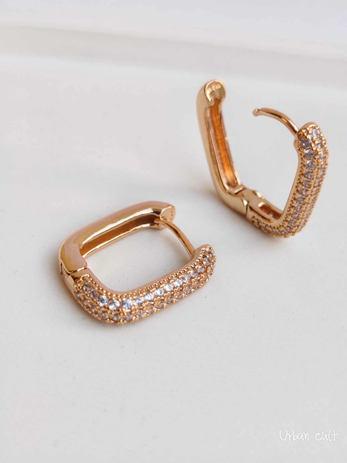 Modern Pave Hoops