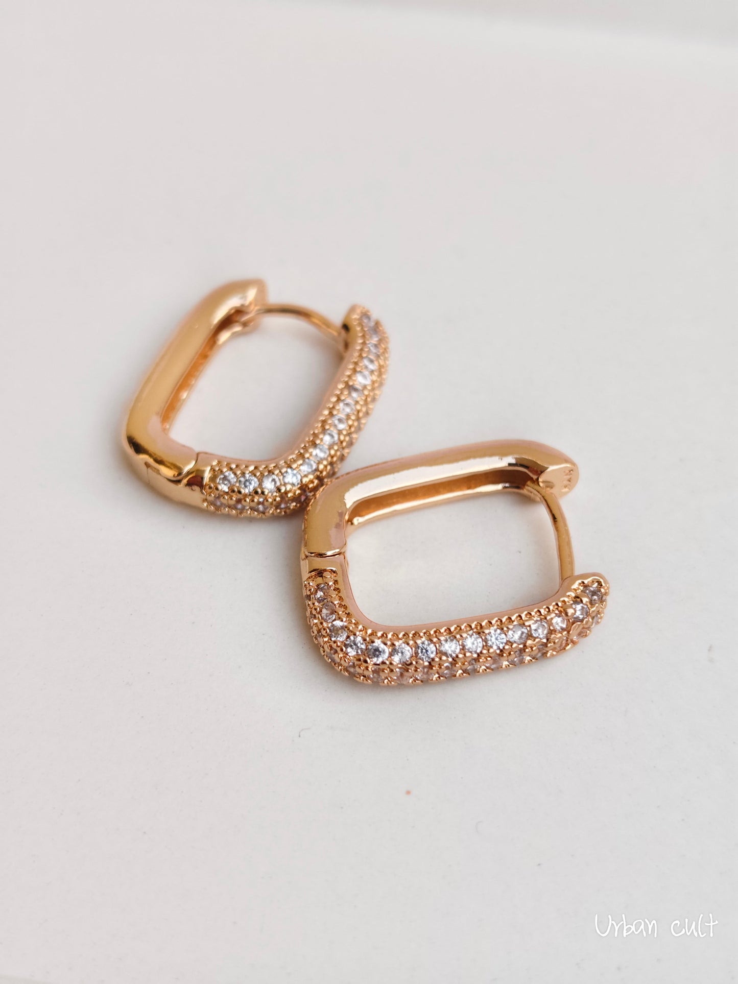 Modern Pave Hoops