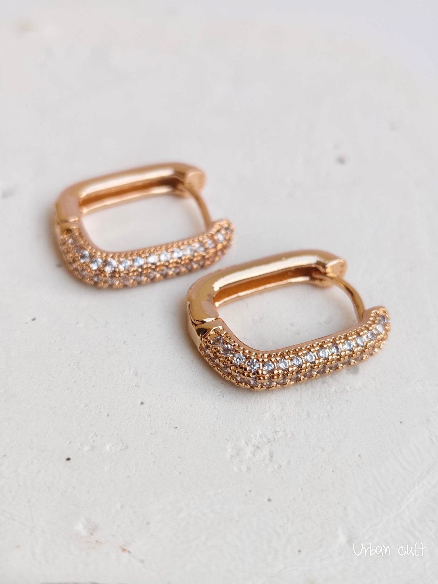 Modern Pave Hoops