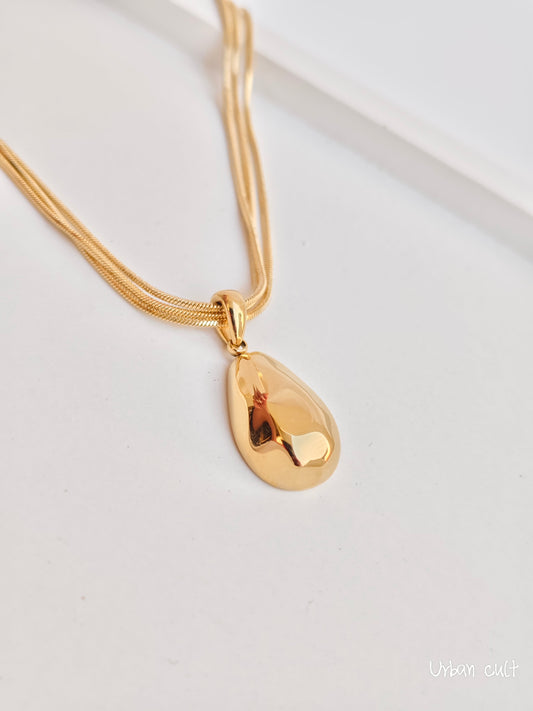 Drop-shaped pregnancy bola Necklace