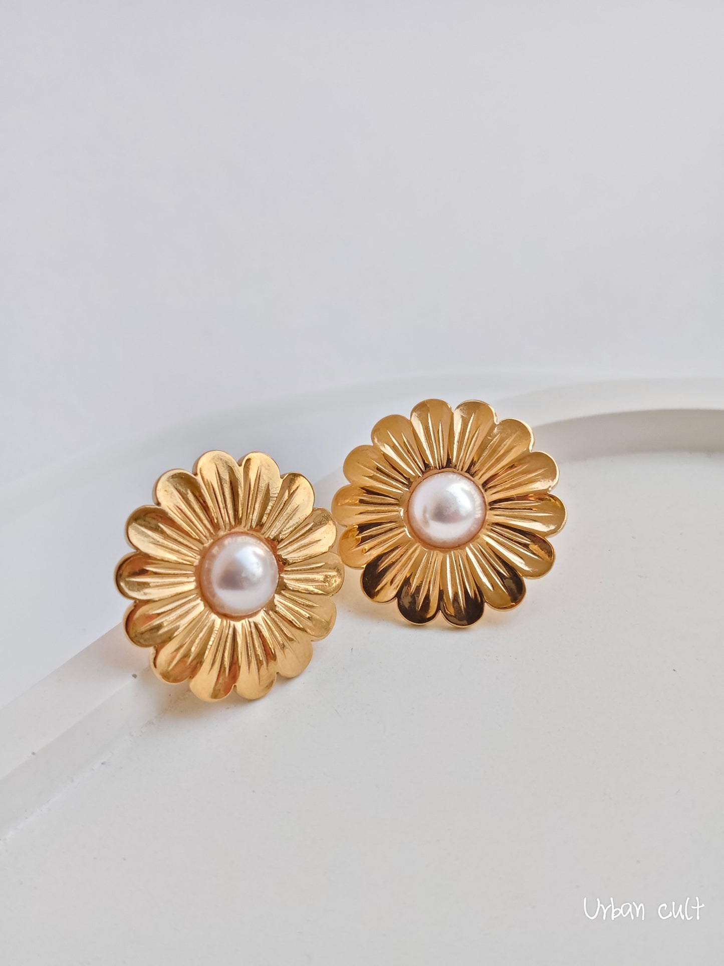 Sunshine Pearl Studs