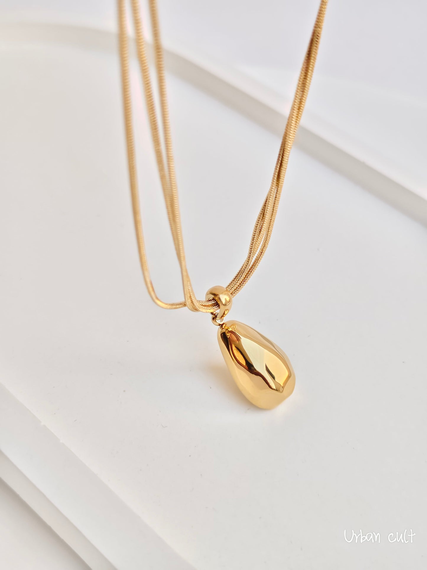 Drop-shaped pregnancy bola Necklace