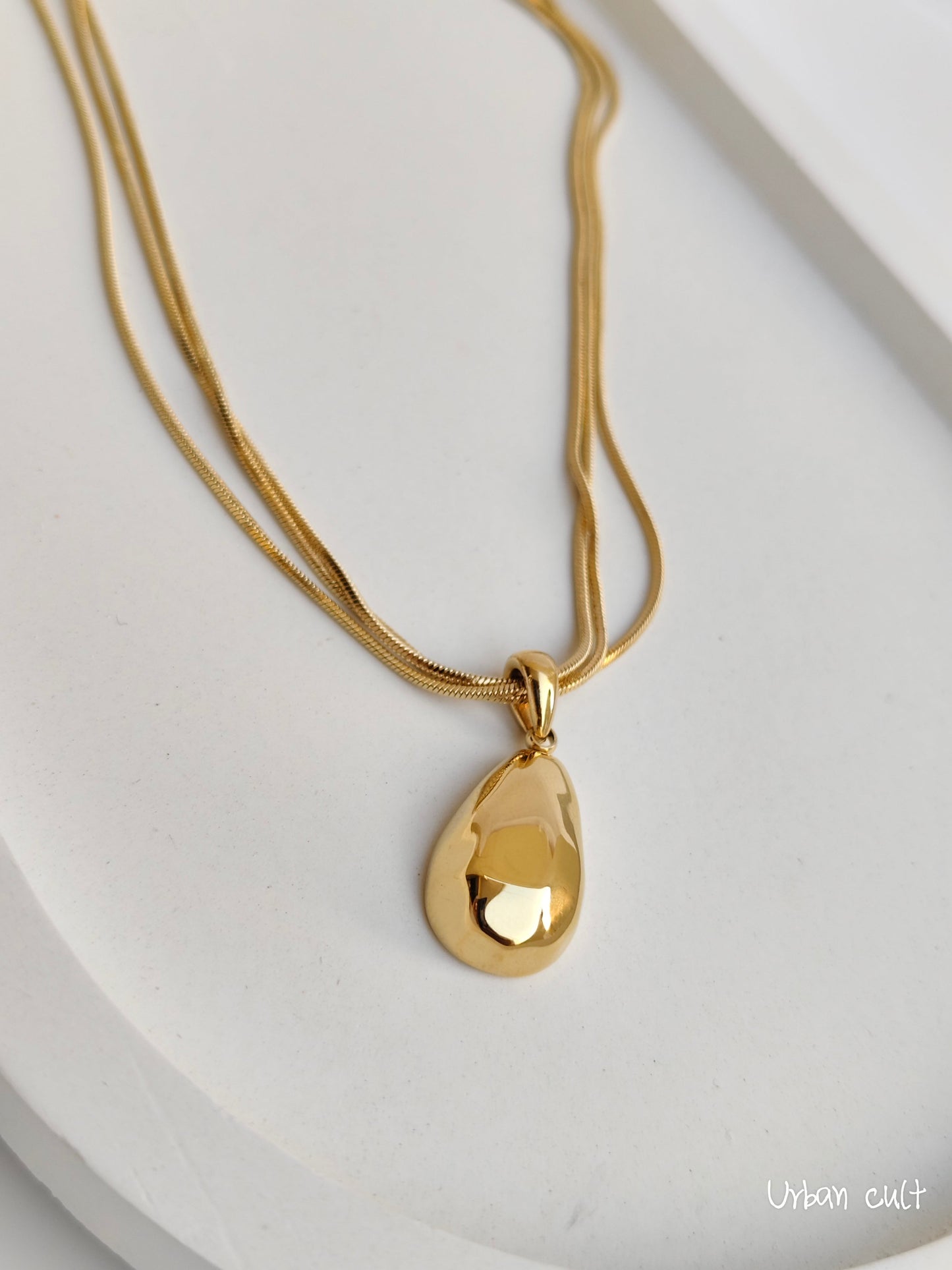 Drop-shaped pregnancy bola Necklace