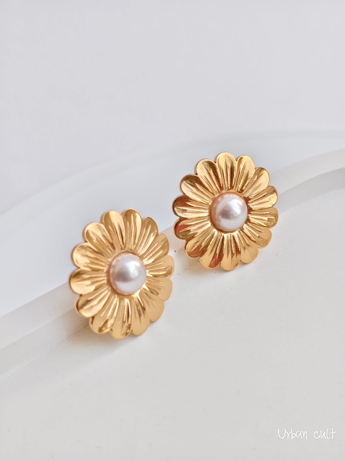 Sunshine Pearl Studs